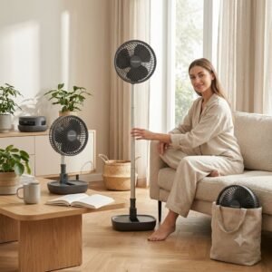 Ventilateur portable télescopique